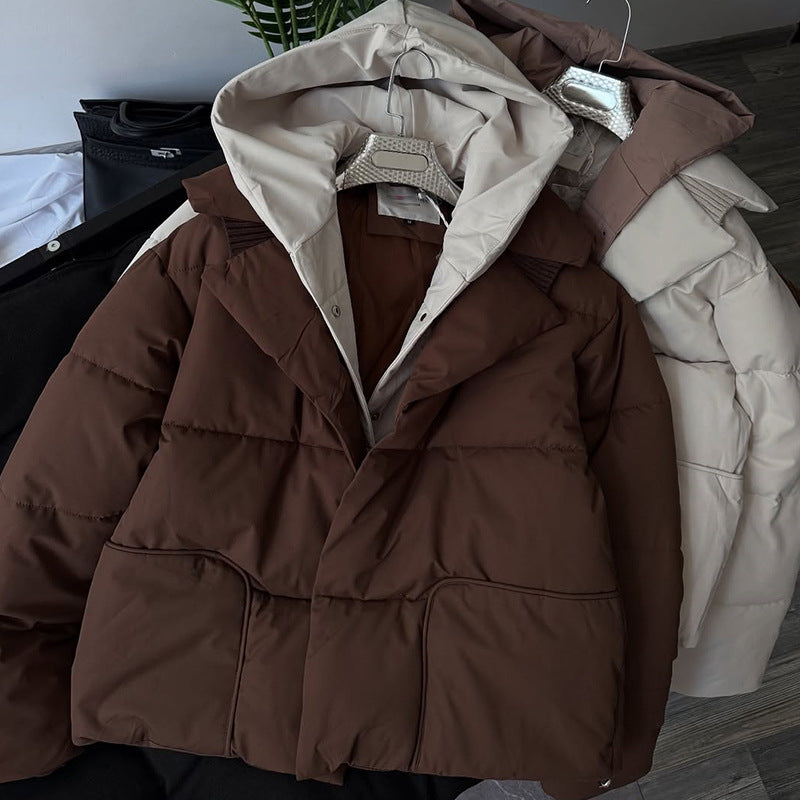 Damen Steppjacke mit großzügiger Kapuze und modernem Schnitt EB