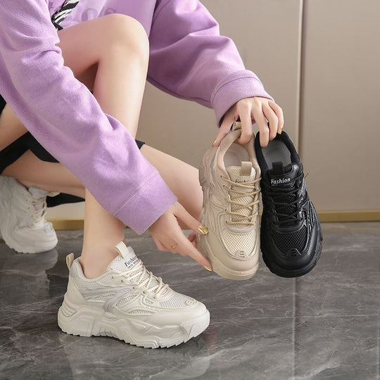 Damen Sneakers mit innovativer Sohle und atmungsaktiver Obermaterialmix EB