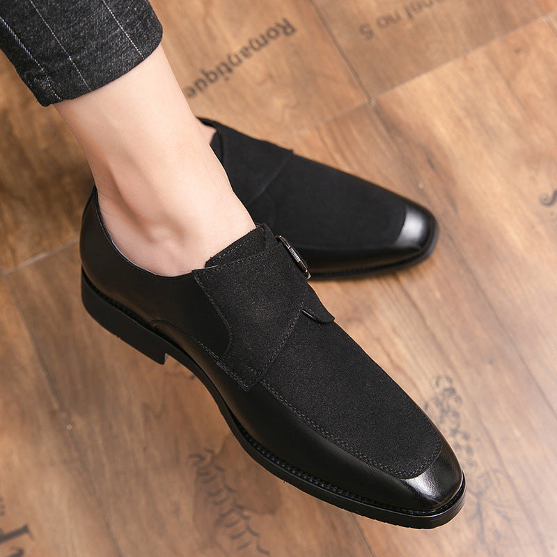 Herren elegante Mokassins mit modischer Schnalle EB