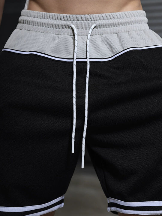 Herren Sportliche Badeshorts mit verstellbarem Tunnelzug und atmungsaktivem Gewebe EB