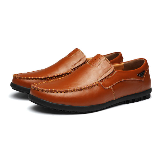 Herren Elegante Mokassins mit elastischem Einstieg und rutschfester Sohle EB