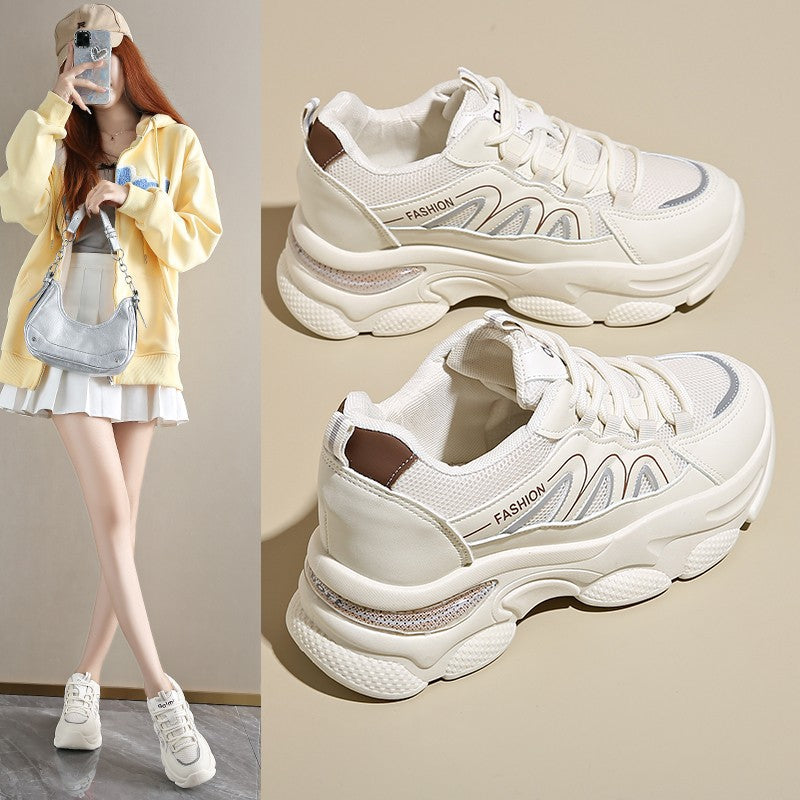Damen Sportliche Sneakers mit ergonomischem Dämpfungssystem und modischem Mesh-Obermaterial EB