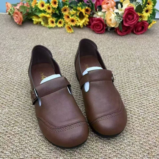 Damen Bequeme Clogs mit modischem Schnallen-Detail EB