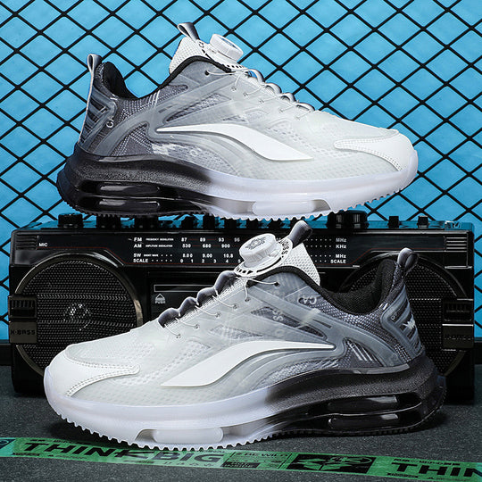Damen Sportliche Luftpolster Sneaker mit innovativem Schnellschnürsystem EB