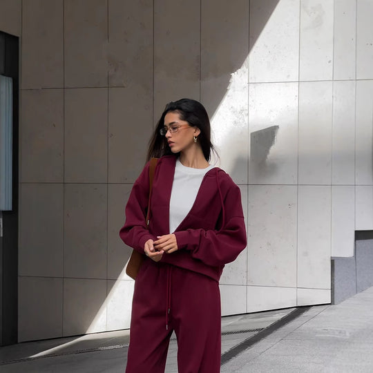 Damen Sportliche Kapuzenjacke EB