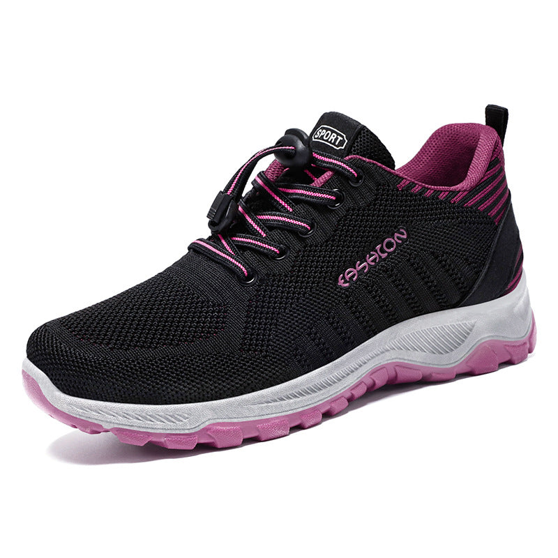 Herren nan flexible Mesh-Trailrunner mit stoßdämpfender EVA-Zwischensohle, Schnellzug-Schnürung und griffiger Outdoor-Profilsohle EB