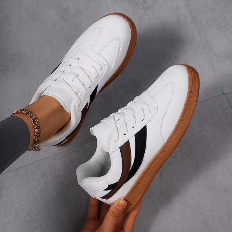 Damen Sportliche Sneaker mit atmungsaktivem Obermaterial und rutschfester Sohle EB