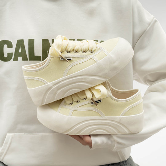 Damen Modische Sneaker mit elastischer Schnürung und komfortabler Sohle EB