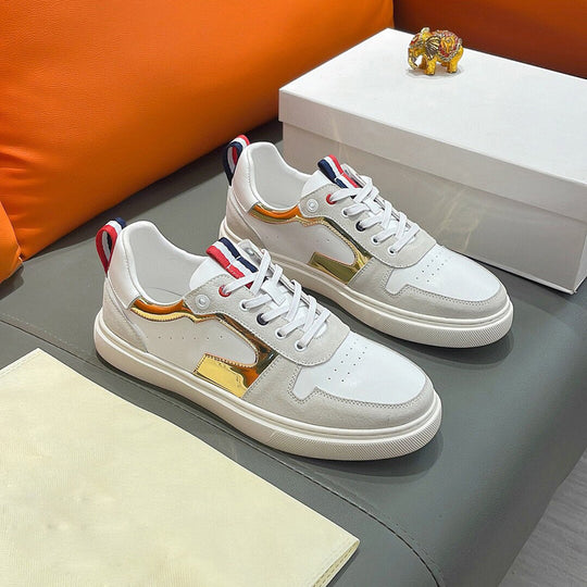 Damen Sneakers mit metallic Akzenten und bequemer Dämpfung EB