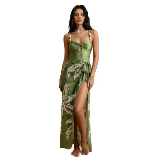 Damen Eleganter und luftiger Maxikleid EB