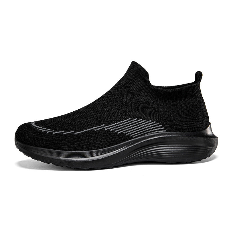 Damen Sportliche Sockensneaker mit atmungsaktivem Obermaterial und rutschfester Sohle EB