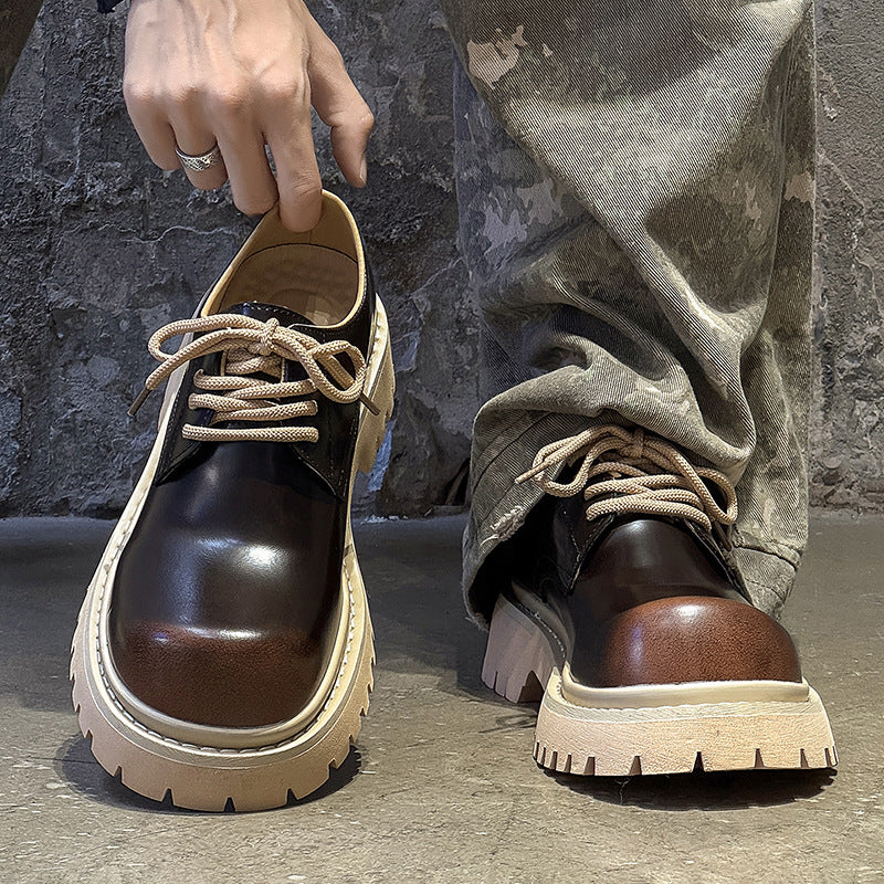 Damen Stabile und modische Schnürschuhe mit robustem Profil EB