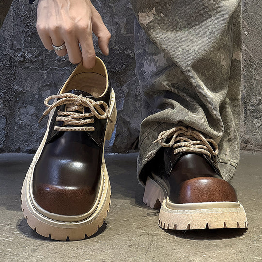 Damen Stabile und modische Schnürschuhe mit robustem Profil EB