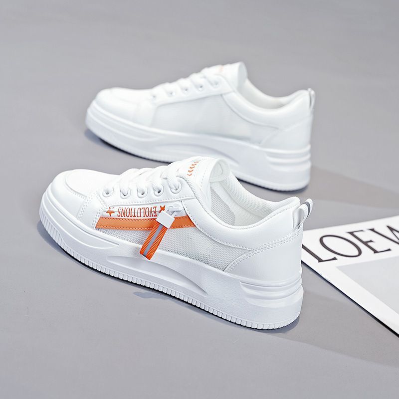 Damen Freizeitsneaker mit modischem Schriftzug und dämpfender Laufsohle EB