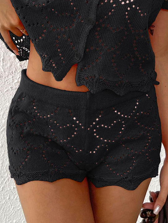 Damen Häkelstrandshorts EB