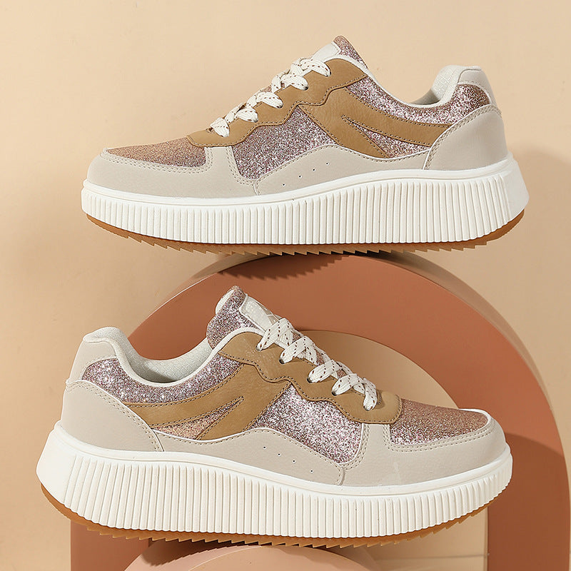 Damen Sneaker mit strukturiertem Obermaterial und dämpfender Sohle EB