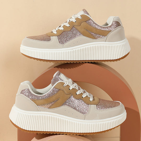 Damen Sneaker mit strukturiertem Obermaterial und dämpfender Sohle EB