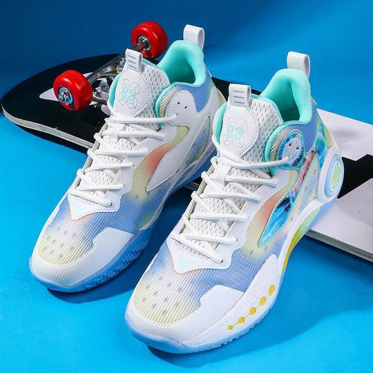 Damen Sportliche High-Top Basketball-Sneaker mit atmungsaktiver Oberflächenstruktur und innovativem Dämpfungssystem EB