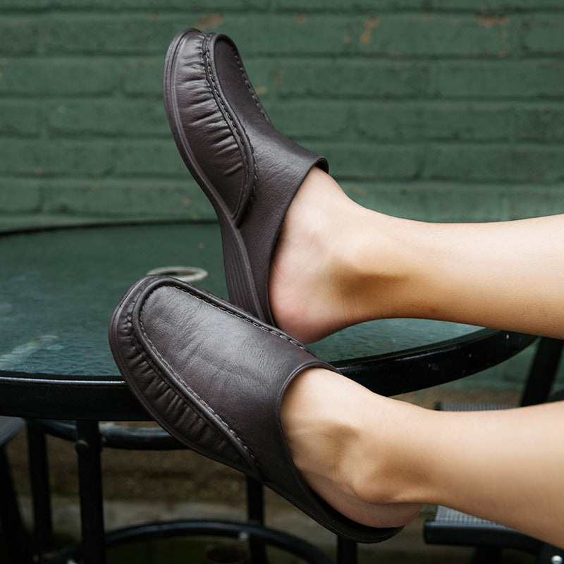 Damen Komfortable Clogs mit seitlichem Einstieg und hochelastischem Obermaterial EB