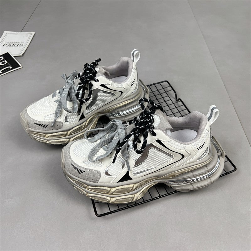 Damen Komfortable Sport Sneakers mit atmungsaktiver Membran und dämpfender Sohle EB
