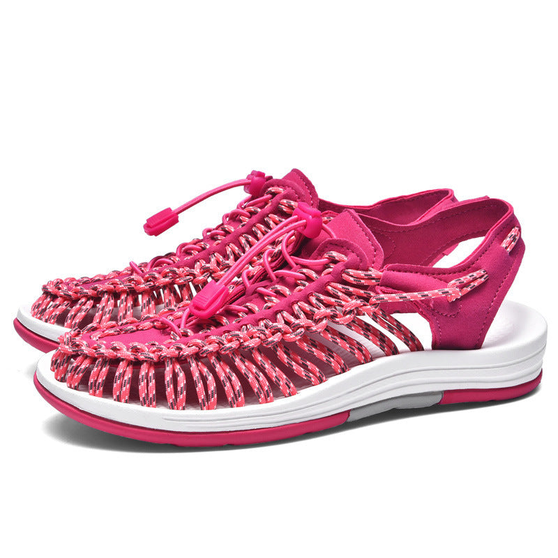 Damen Sportliche Freizeitschuhe mit buntem Schnürsystem EB