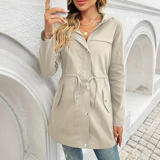 Damen Funktionsjacke mit verstellbarem Taillenzug und praktischen Taschen EB