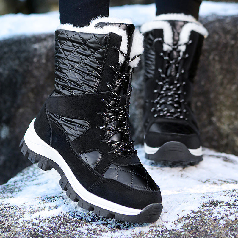 Damen Winterstiefel mit isolierender Fütterung und rutschfester Sohle EB