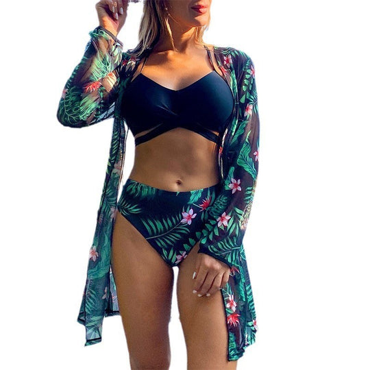 Damen Bikiniset mit modernem Wickeldesign EB