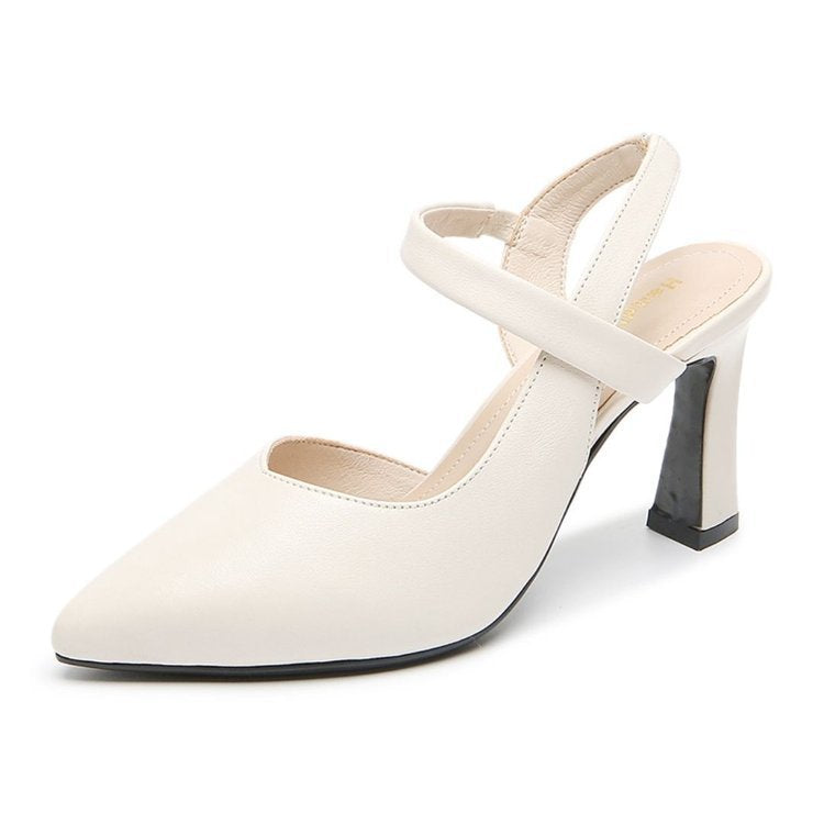 Damen Slingpumps mit verstellbarem Riemen und eleganter Absatzhöhe EB