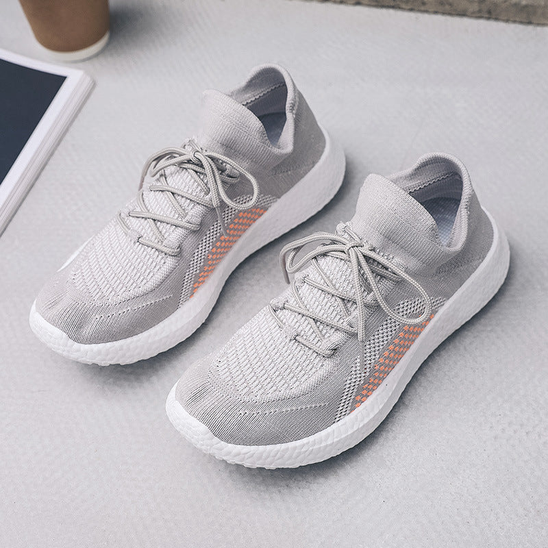 Damen Sportliche Sneaker mit atmungsaktivem Obermaterial und stoßdämpfender Sohle EB