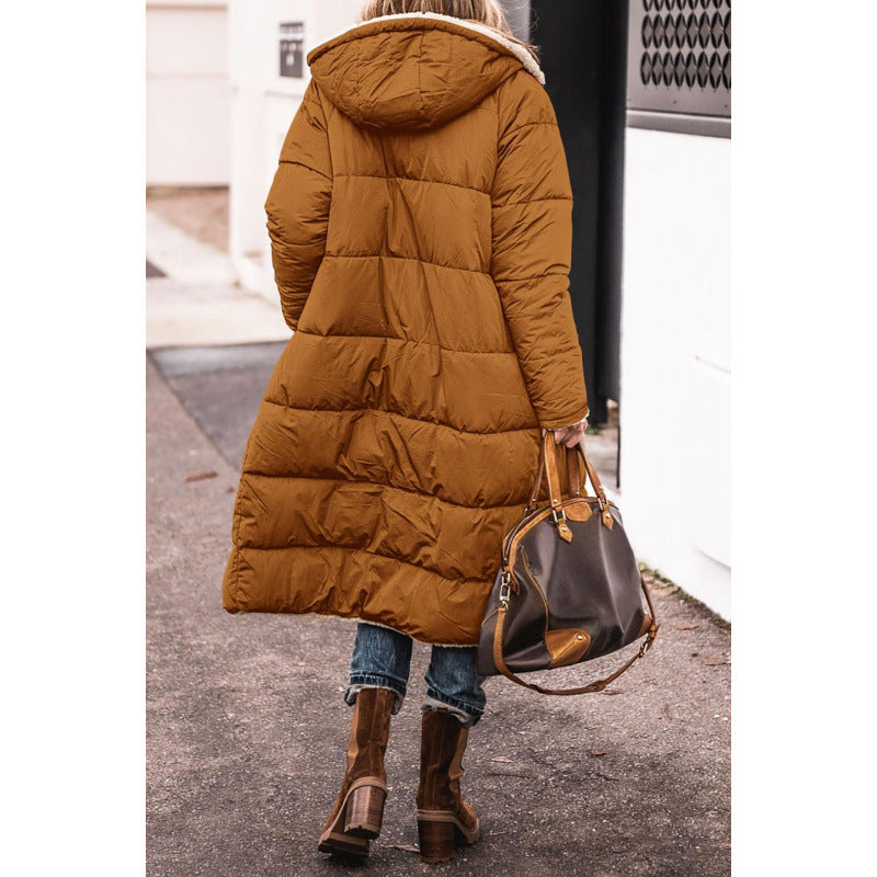 EB | Langer Gesteppter Puffer-Mantel