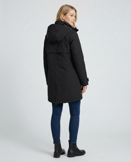 Übergangsjacke Damen sportlich Parka mit Taschen
