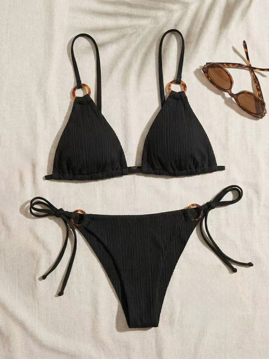 Damen Dreiecksbikini mit verstellbarem Träger EB