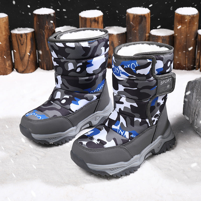 Damen warme und gefütterte Winterstiefel EB