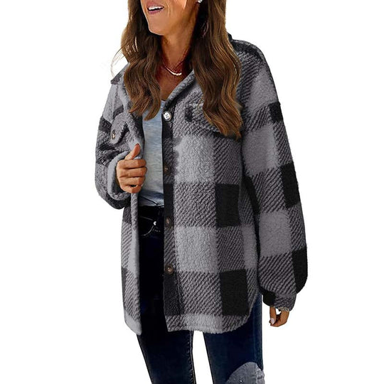 EB | Warmer Karierter Mantel
