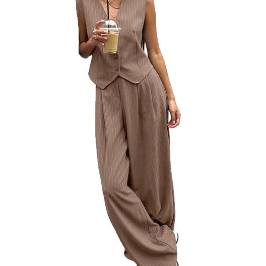 Damen lässiger Jumpsuit mit elegantem Blazer EB