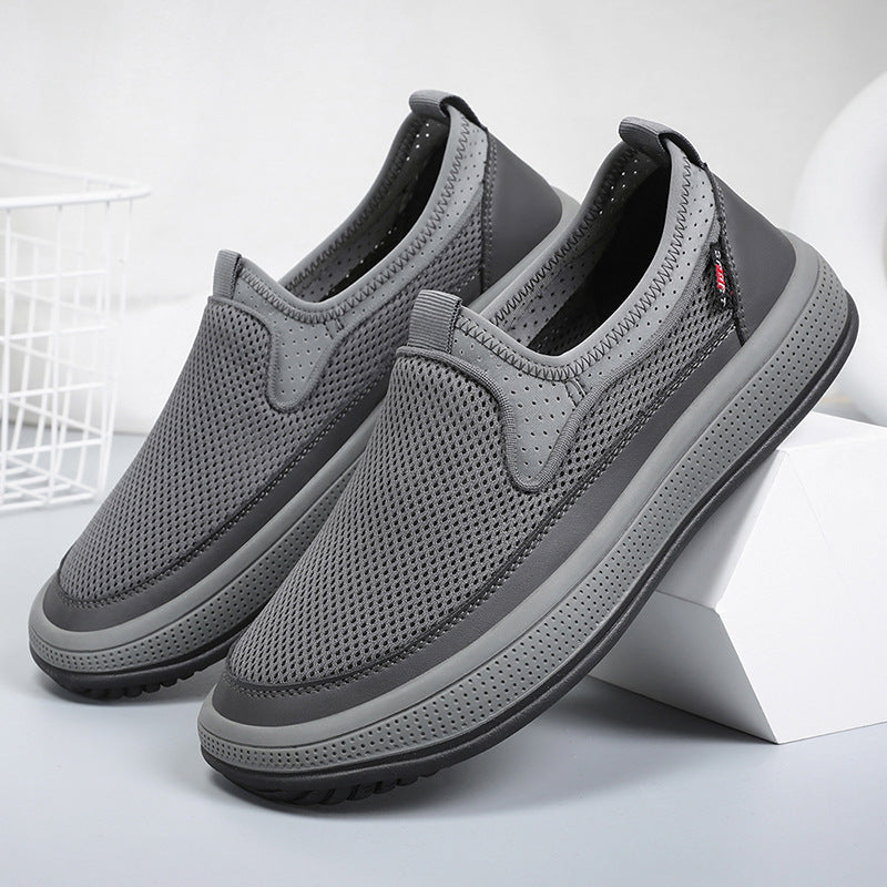 Damen Komfortable und atmungsaktive Slip-On Sneakers mit rutschfester Sohle EB