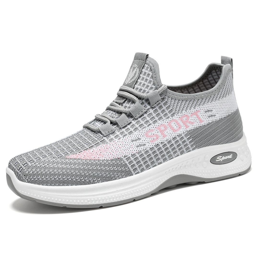 Damen Sportliche Sneakers mit atmungsaktiver Strickoberfläche und rutschfester Sohle EB