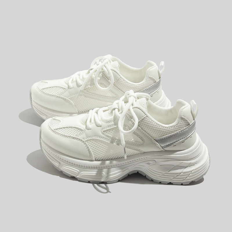 Damen Sportliche Sneaker mit atmungsaktiver Netz-Oberfläche und bequemer Dämpfung EB