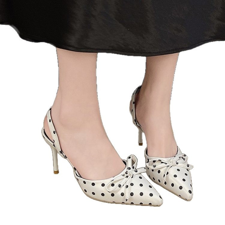 Damen Slingback-Pumps mit modischem Punkten-Design EB