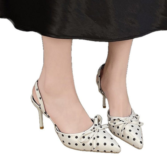 Damen Slingback-Pumps mit modischem Punkten-Design EB