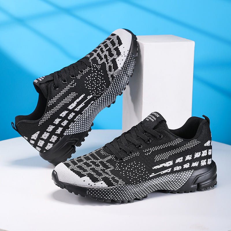Damen Laufneutrale Sport Sneakers mit atmungsaktiver Obermaterialstruktur EB