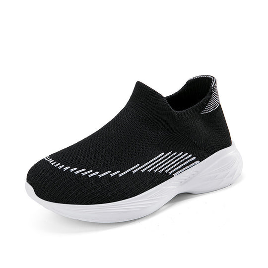 Damen Hochwertige Slip-On Sneakers mit flexiblem und atmungsaktivem Obermaterial EB