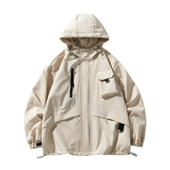 Herren Winddichtes Parka-Jacke EB