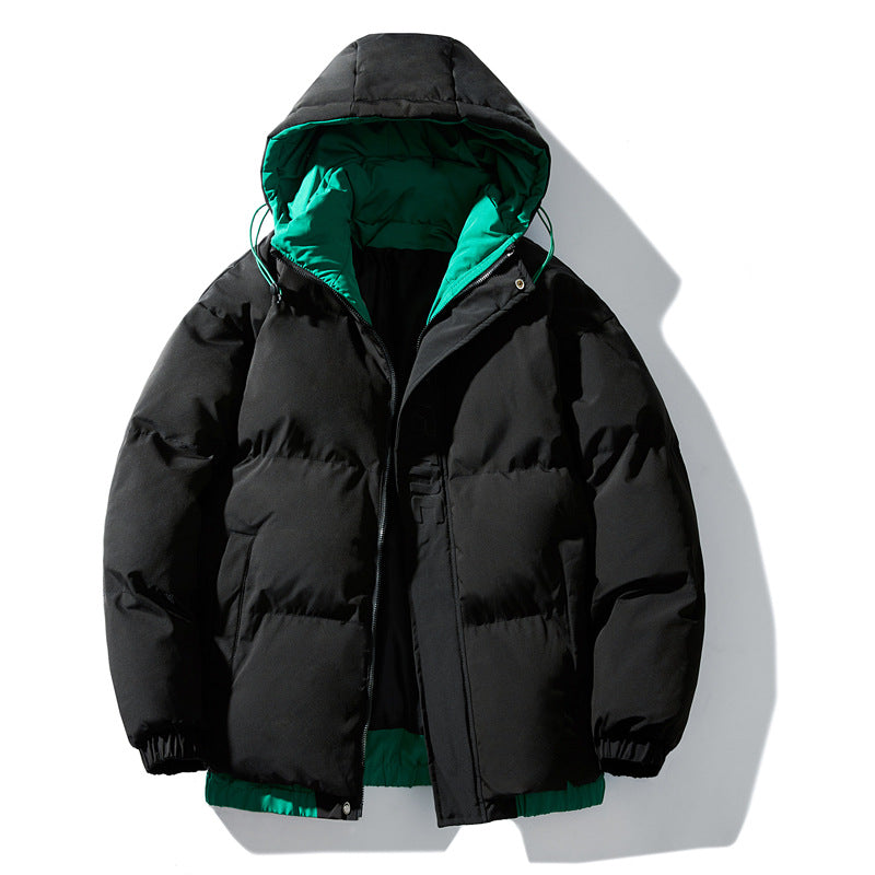 Damen isolierte Winterjacke mit künstlerischem Print und verstellbarem Kapuzensystem EB