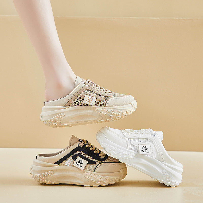Damen Sneaker mit atmungsaktivem Mesh-Obermaterial und flexibler Laufsohle EB