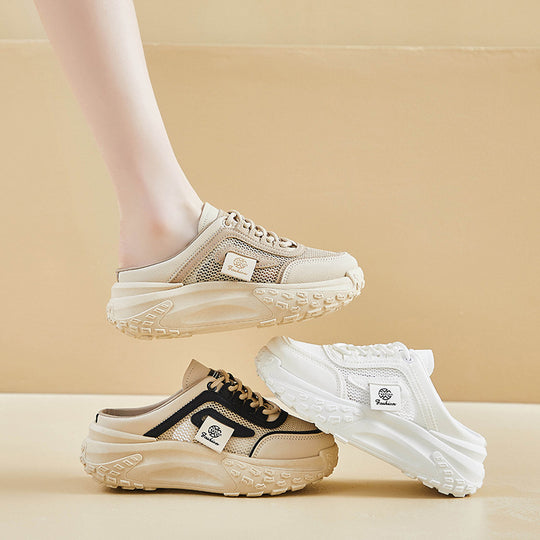 Damen Sneaker mit atmungsaktivem Mesh-Obermaterial und flexibler Laufsohle EB