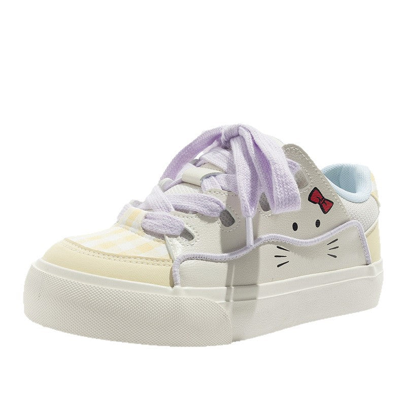 Damen Sneakers mit verspieltem Tiermotiv und bequemer Dämpfung EB