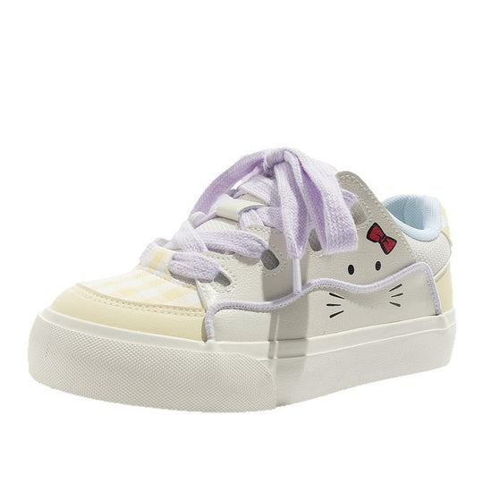 Damen Sneakers mit verspieltem Tiermotiv und bequemer Dämpfung EB