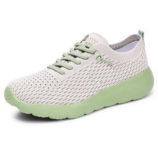 Damen Atmungsaktive Freizeitschuhe mit elastischem Komfort-Heel EB